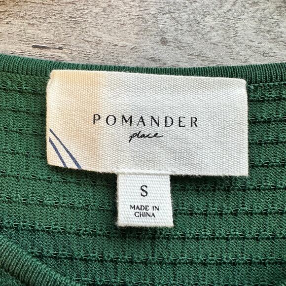 Pomander Place Hunter Green Double Knit Lennox Dress Small - Picture 10 of 12
